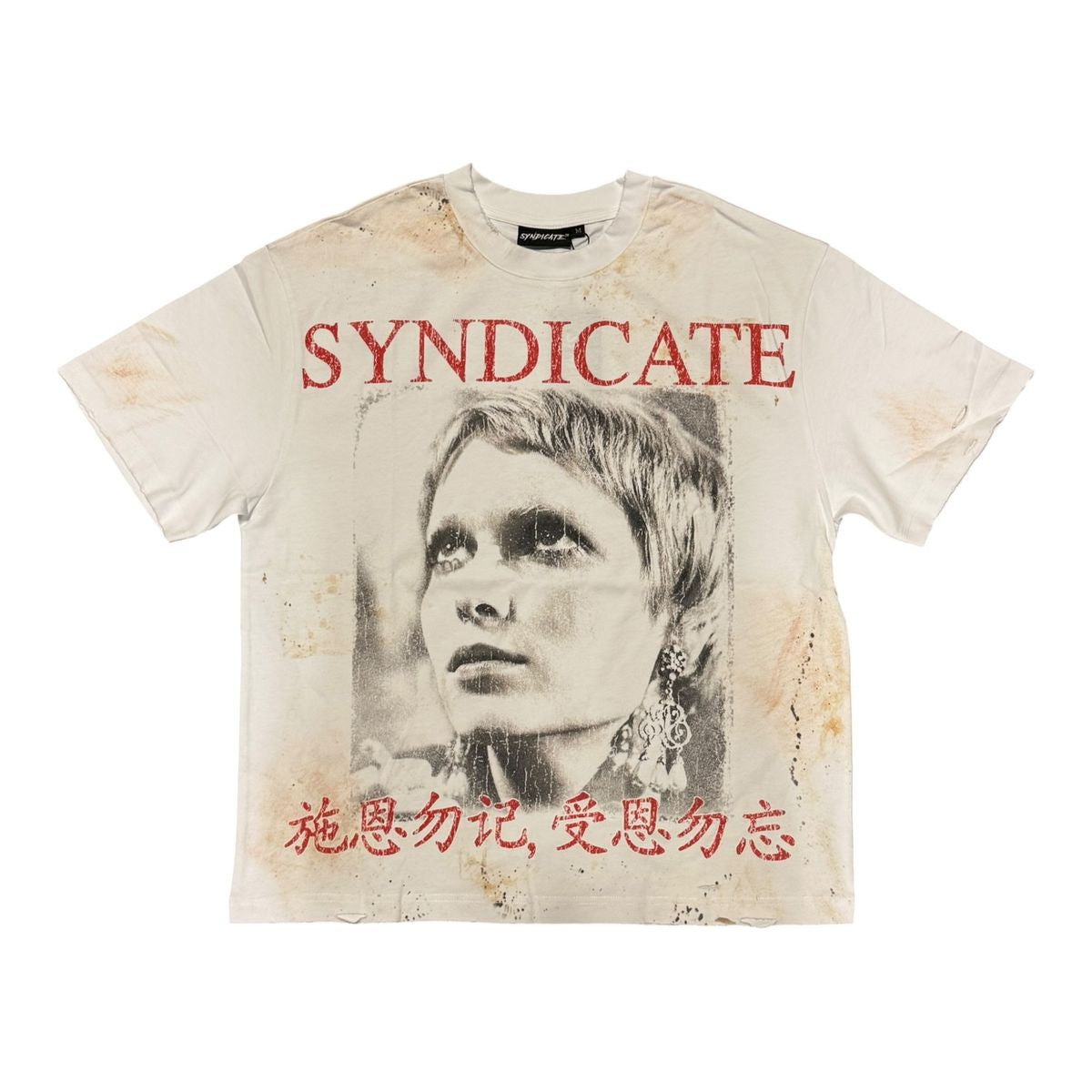 The Syndicate | Femme Tee - White Wash