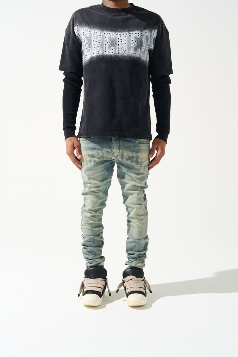 Serenede | DYNASTY Mid Blue Jeans