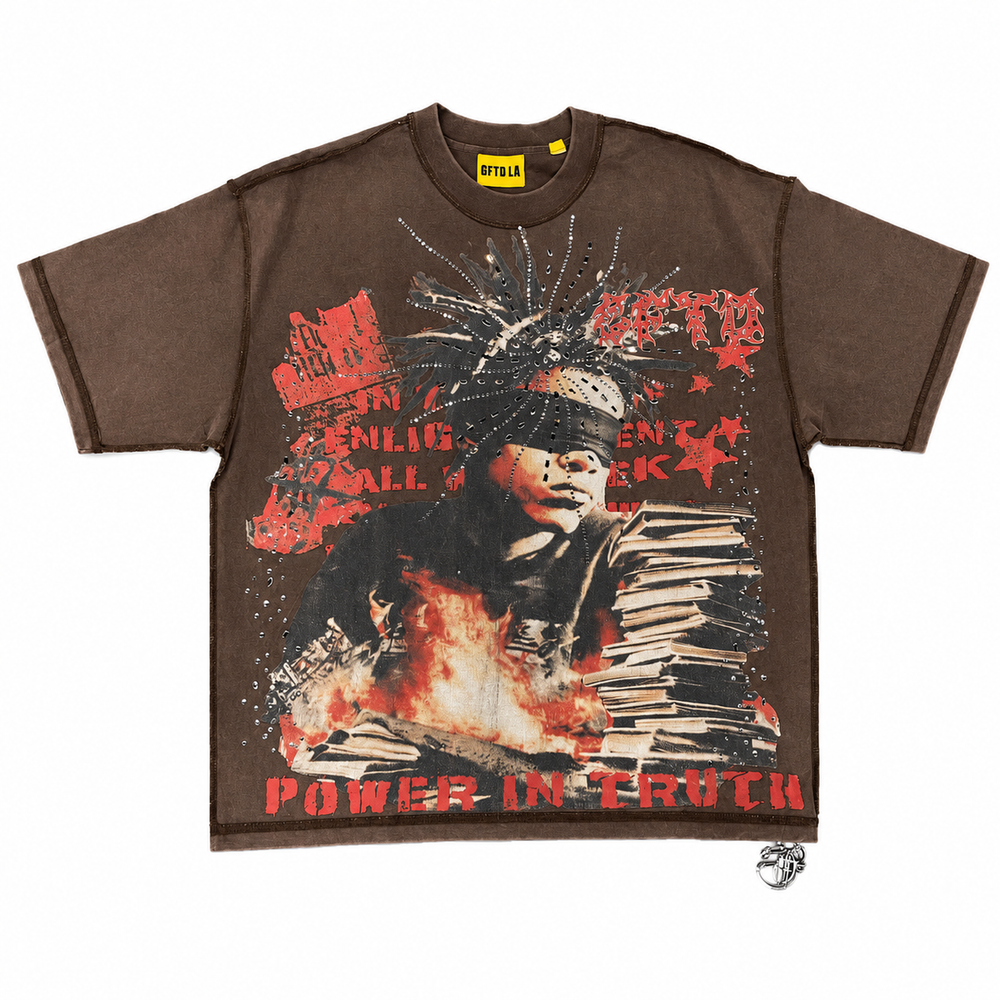 GFTD | POWER IN TRUTH BROWN T