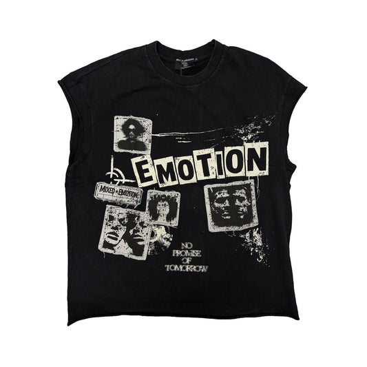 Mixed Emotion | “Newspaper” Sleeveless tee