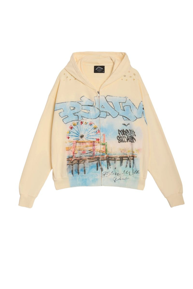 Forever Situated | Ferris Wheel Hoodie Cream