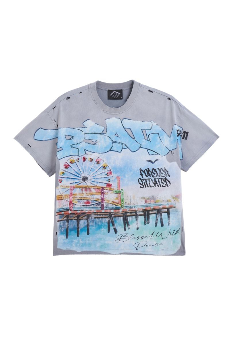 Forever Situated | Ferris Wheel Grey Tee