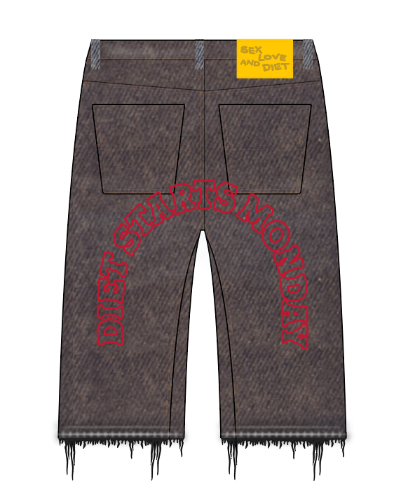 Diet Starts Monday | Arch Denim Shorts - Brown