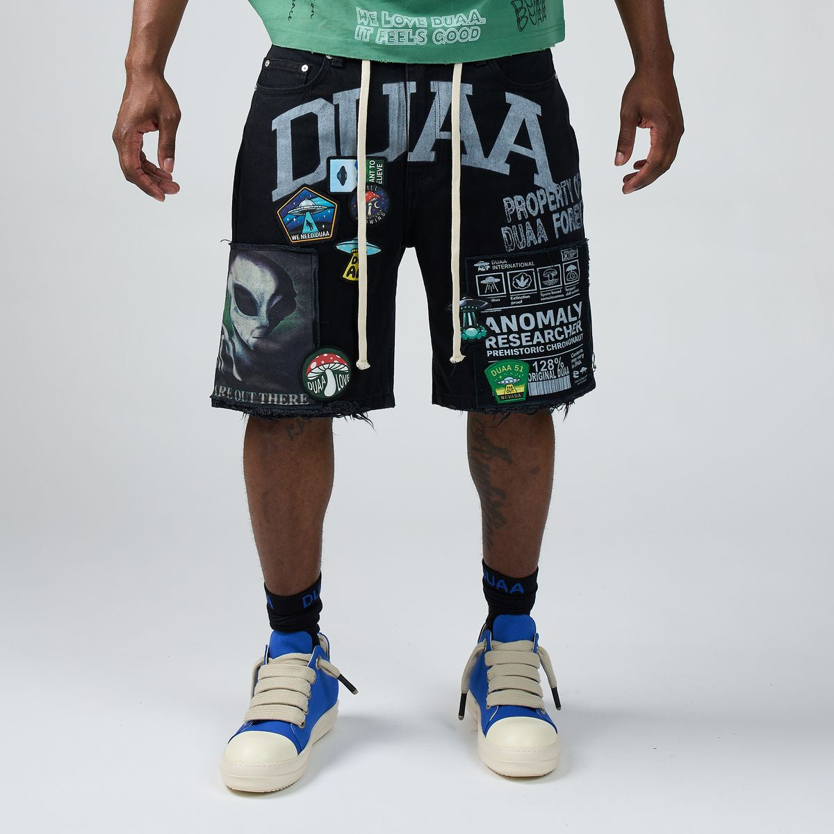 DUAA | UFO BLACK SHORT