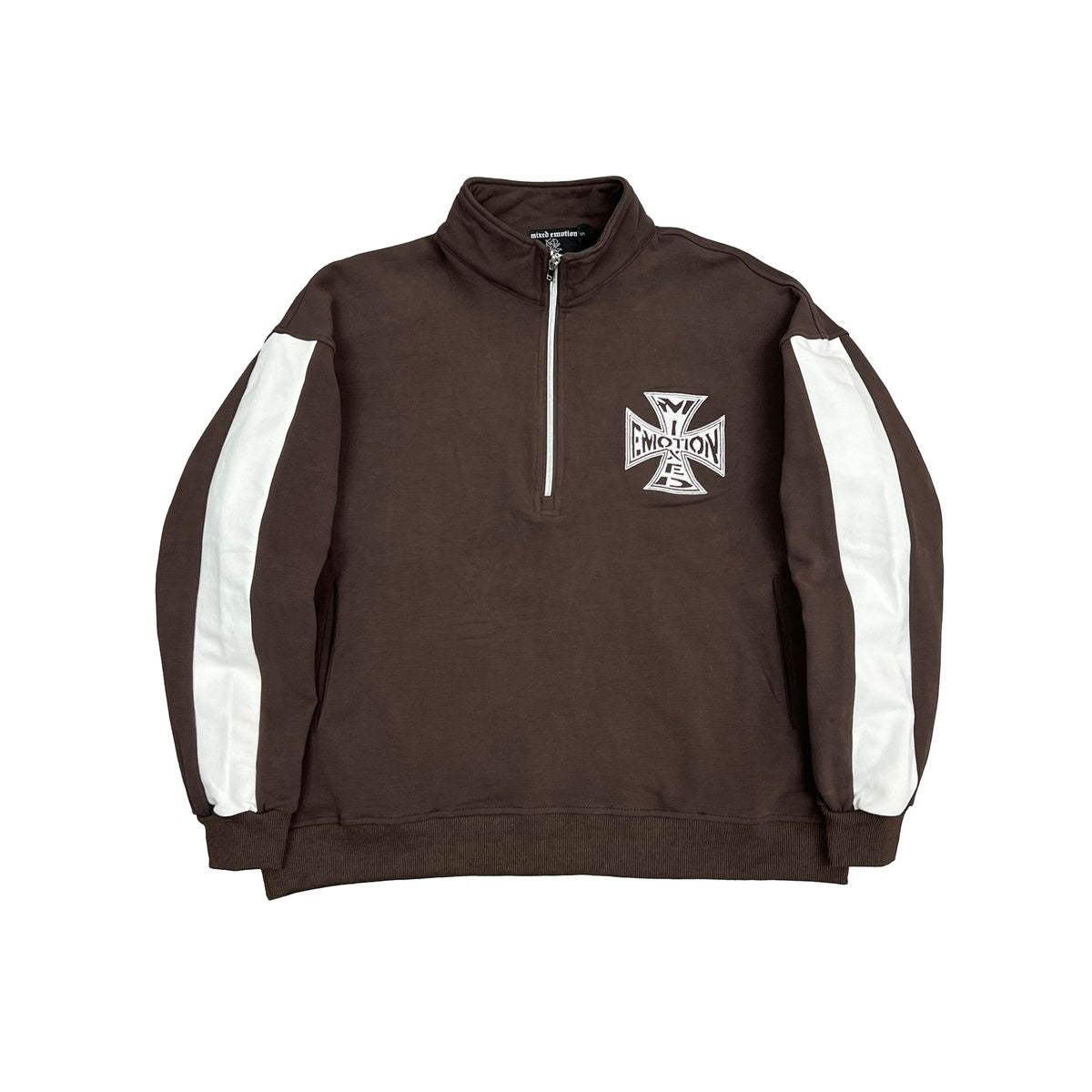 Mixed Emotion | "Brown" Quarter Hoodie