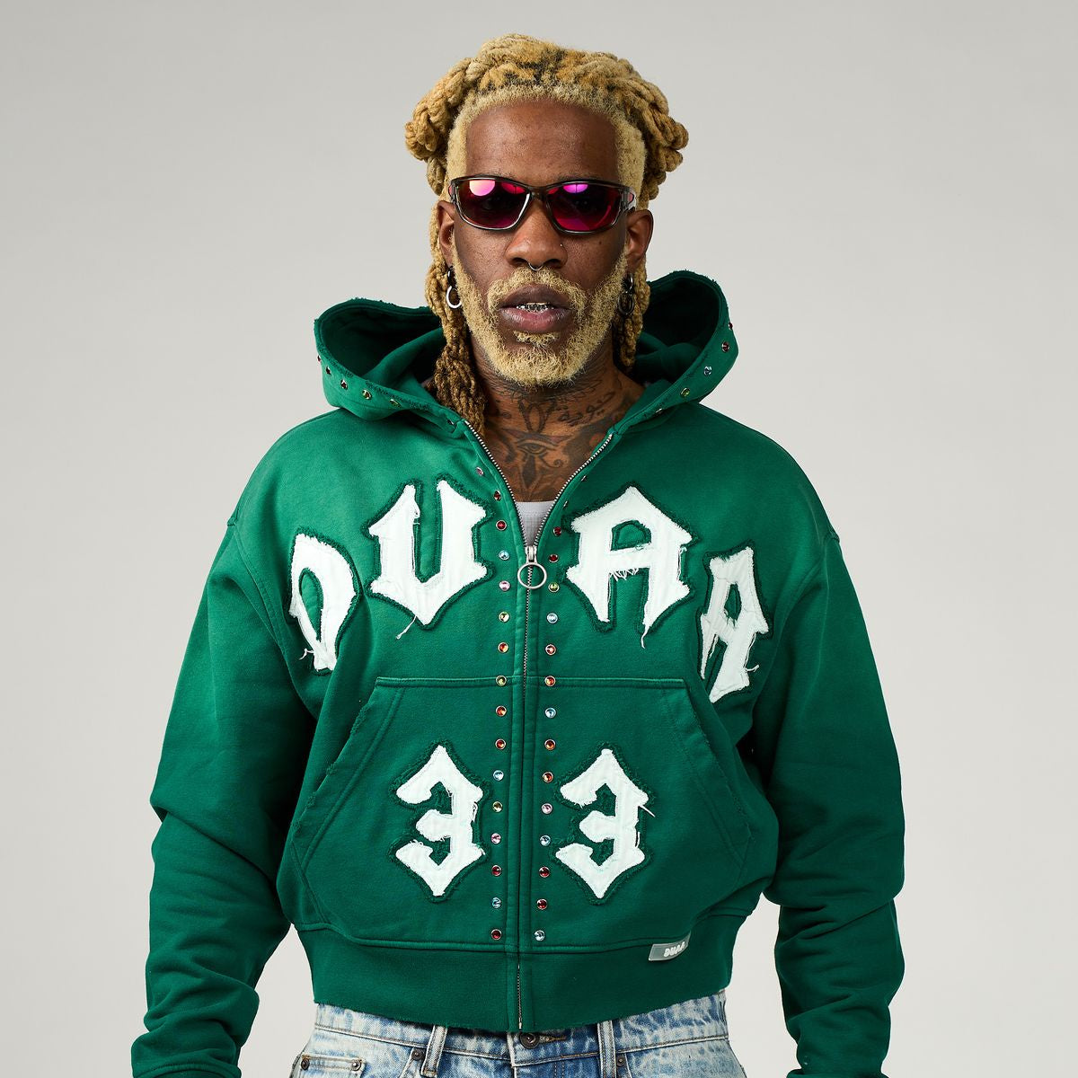 DUAA | MASTER GREEN HOODIE