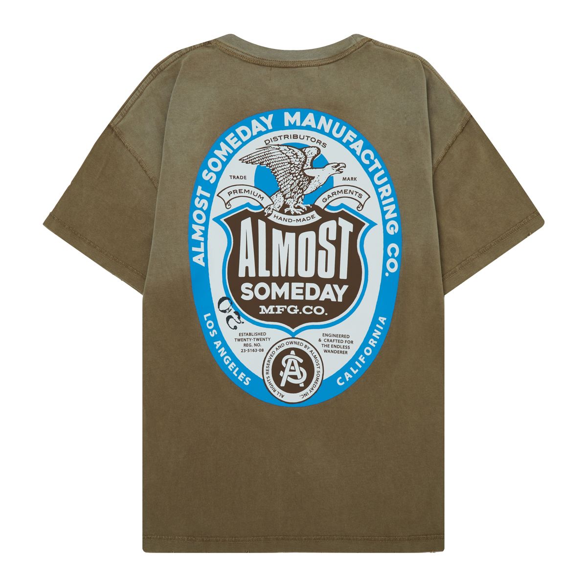 Almost Someday | Label Tee - Brown