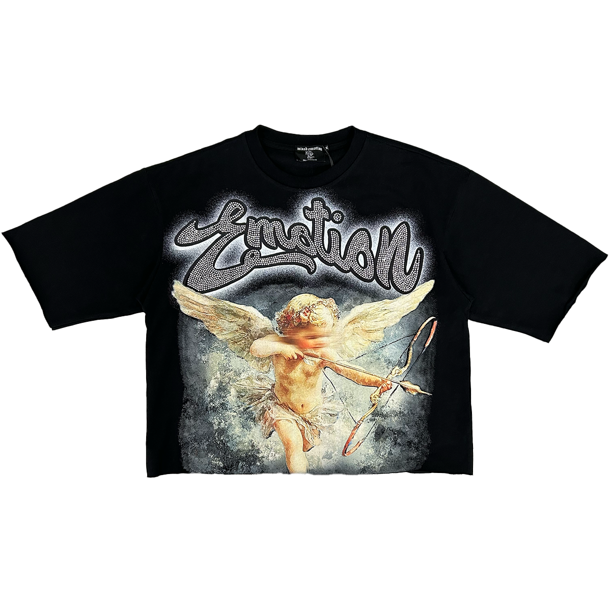 Mixed Emotions | Black Cropped Cupid