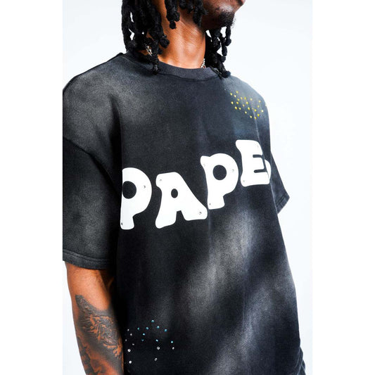 Paper Money | PAPER TEE - Black