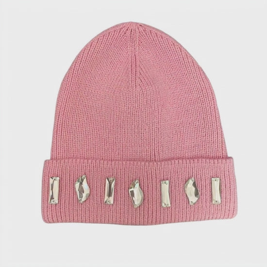 the-syndicate-rhinestone-knit-beanie-pink-6-rings-clothing