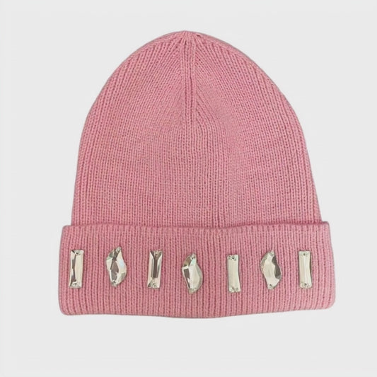 the-syndicate-rhinestone-knit-beanie-pink-6-rings-clothing