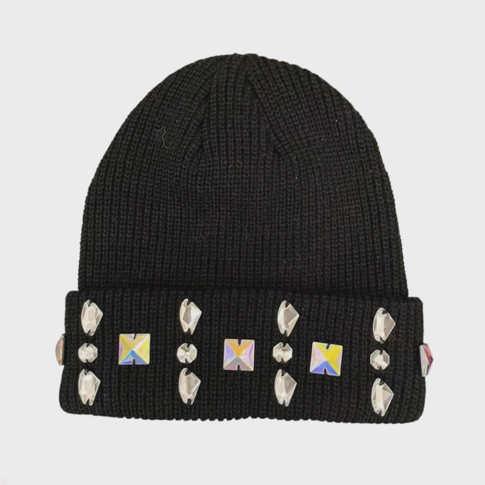 the-syndicate-rhinestone-knit-beanie-black-6-rings-clothing