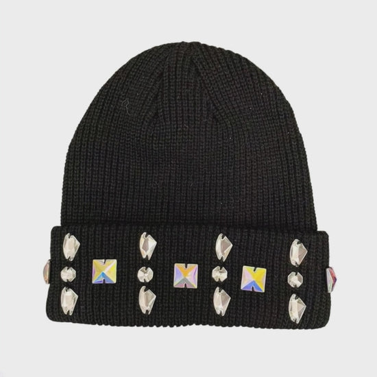 the-syndicate-rhinestone-knit-beanie-black-6-rings-clothing