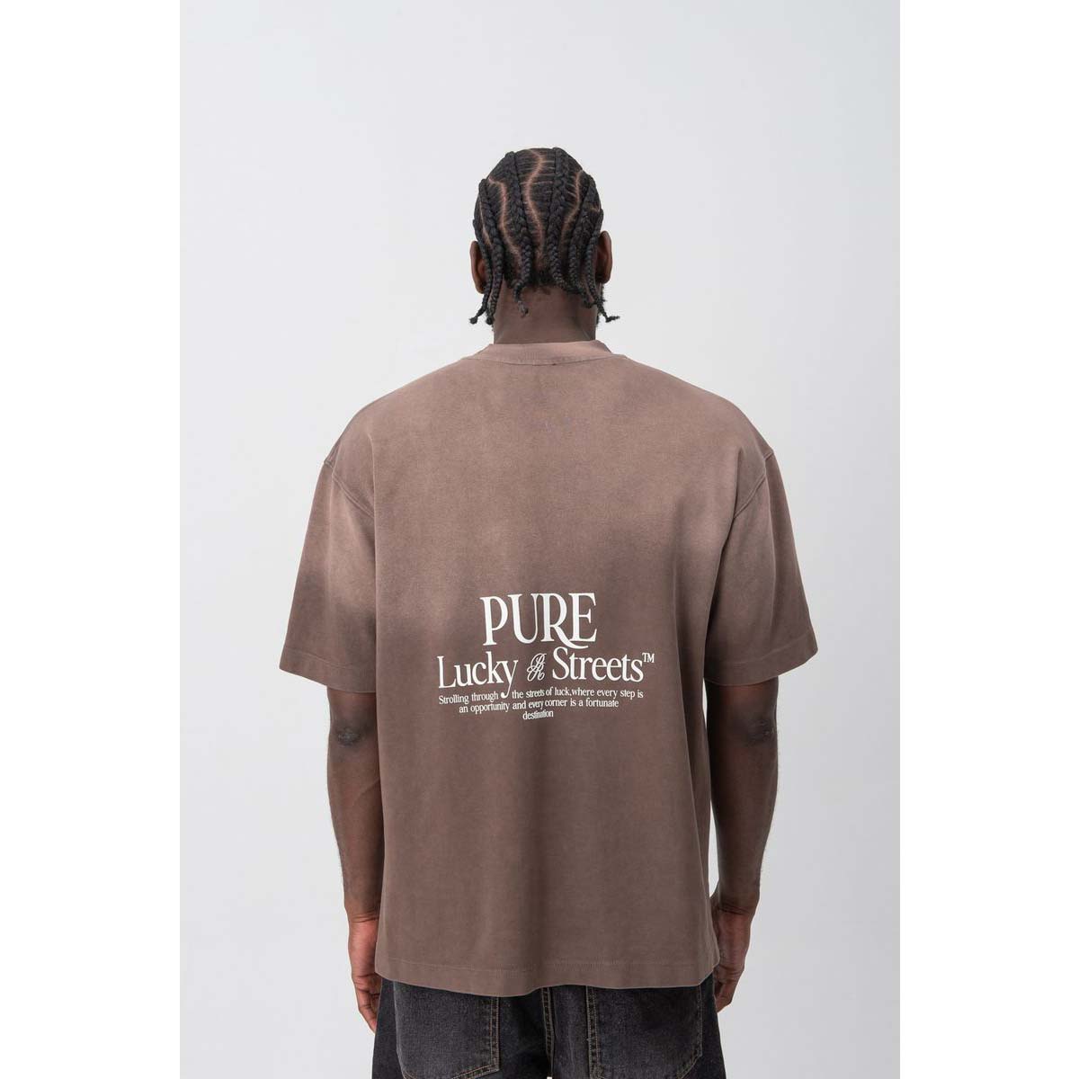 pure-lucky-streets-tee-brown-fade-6-rings-clothing