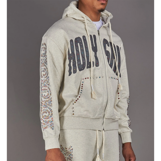 Politics | Holy Saint Hoodie - Oatmeal