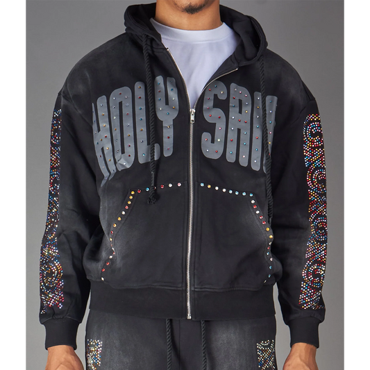 politics-holy-saint-rhinestone-hoodie-black-sunfade-6-rings-clothing