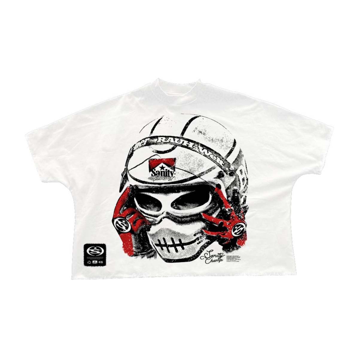 sanity-death-racer-cropped-tee-white-6-rings-clothing