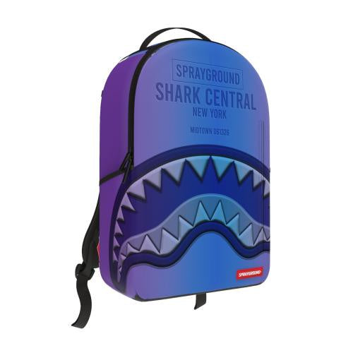 SHARK CENTRAL EMBOSSED DUSK NYLON BACKPACK