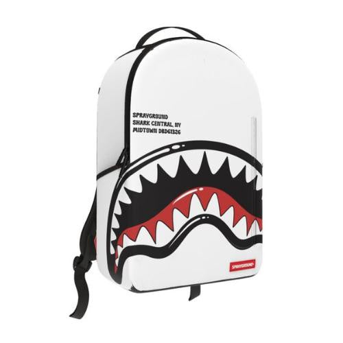 SHARK CENTRAL BUBBLY WHITE BACKPACK