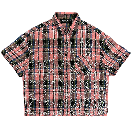 syndicate-milano-rhinestone-plaid-short-sleeve-shirt-pink-plaid-6-rings-clothing