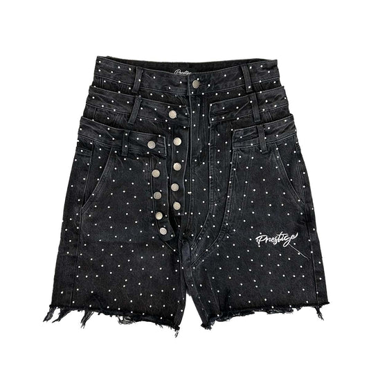 prestige-collection-triple-waisted-jorts-black-6-rings-clothing