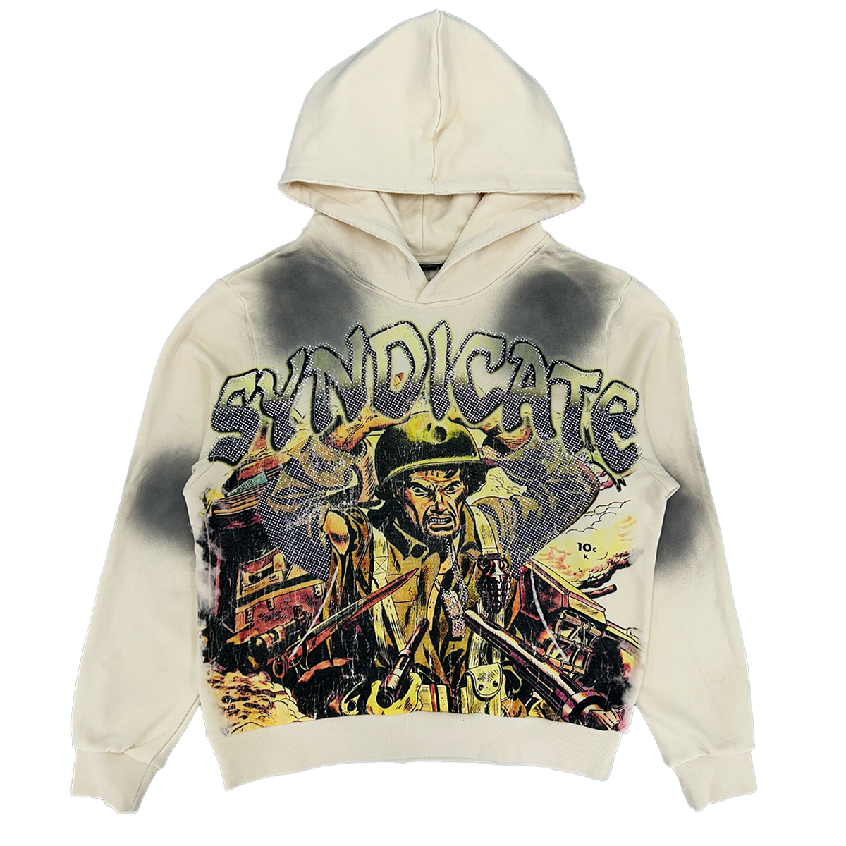 the-syndicate-war-cry-rhinestone-hoodie-vintage-cream-6-rings-clothing