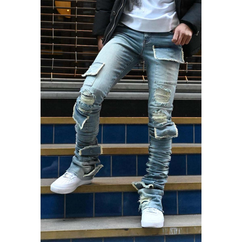 si-tu-veux-brutini-stacked-jeans-indigo-blue-6-rings-clothing