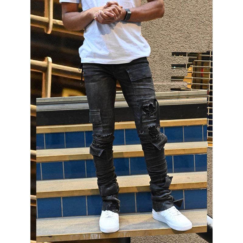 si-tu-veux-gunna-super-stacked-jeans-black-wash-6-rings-clothing