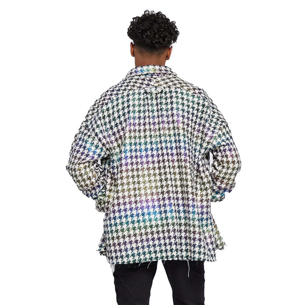 Valabasas | "V HERRINGBONE" BUTTON UP