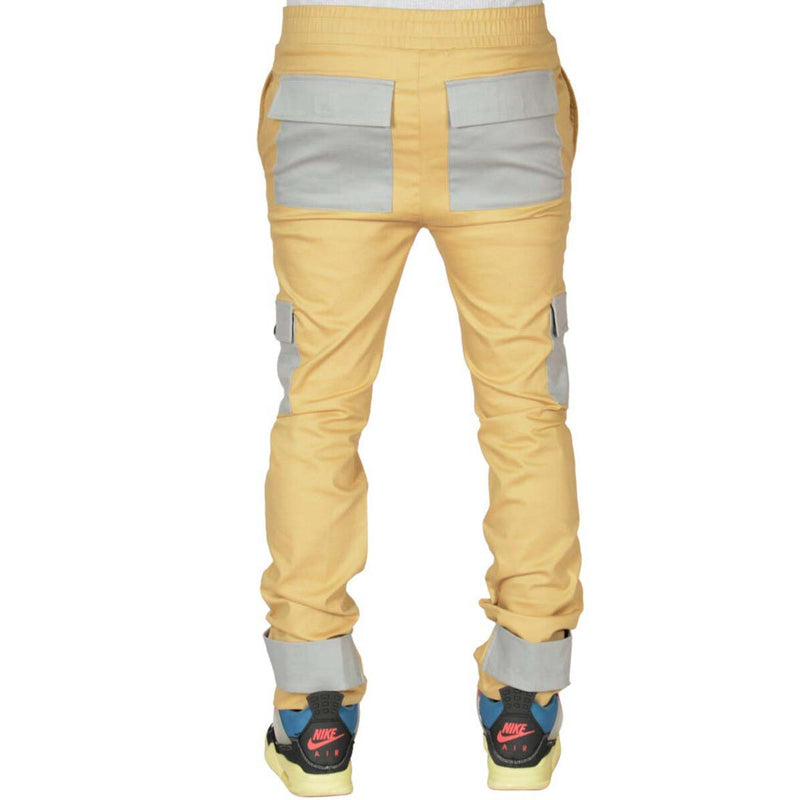 hideout-clothing-technical-cargo-pants-joggers-caramel-6-rings-clothing