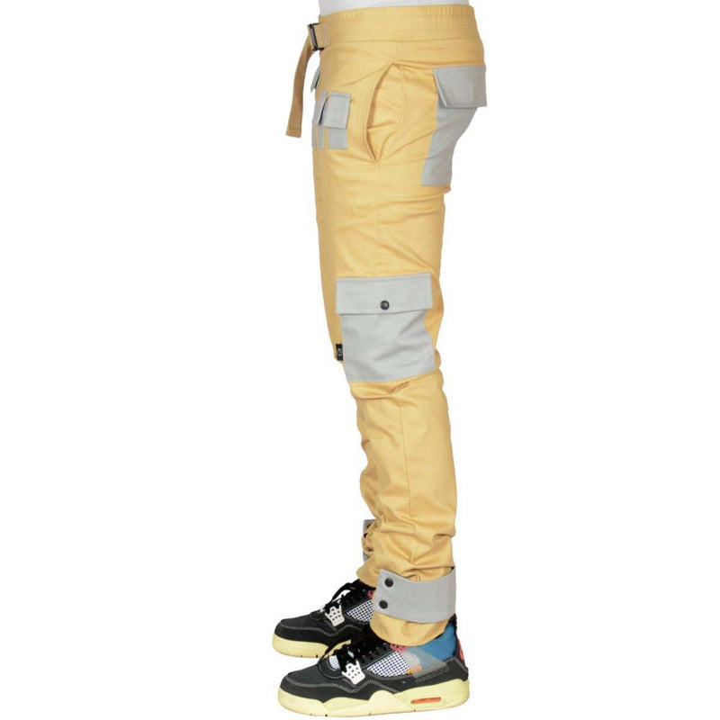 hideout-clothing-technical-cargo-pants-joggers-caramel-6-rings-clothing