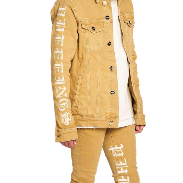 pheelings-against-all-odds-denim-jacket-khaki-6-rings-clothing