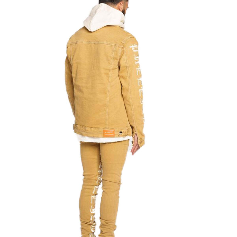 pheelings-against-all-odds-denim-jacket-khaki-6-rings-clothing