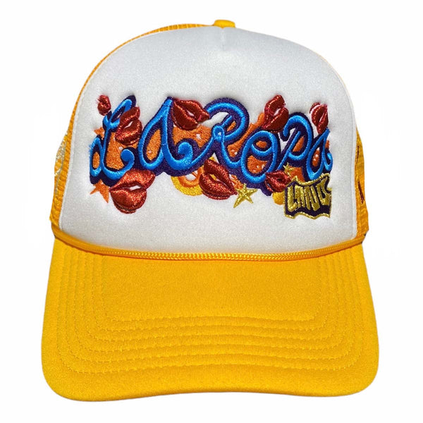 la-ropa-store-front-trucker-hat-gold-6-rings-clothing