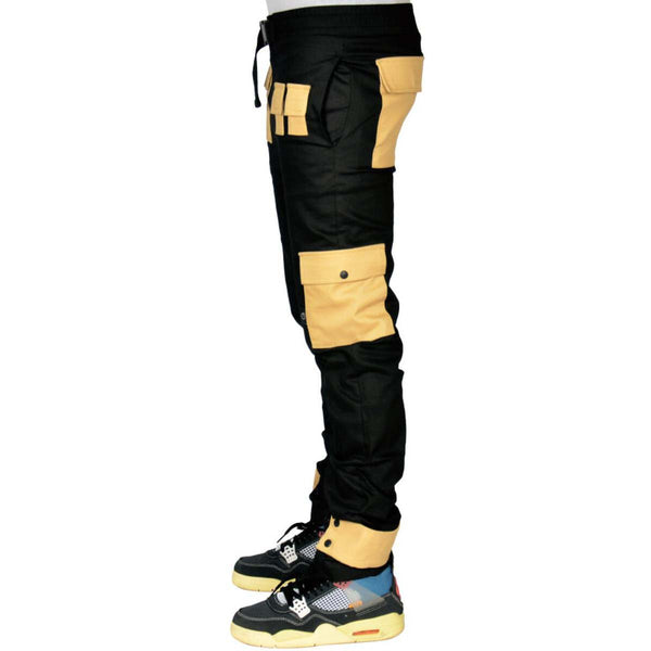 hideout-clothing-technical-cargo-pants-joggers-black-6-rings-clothing